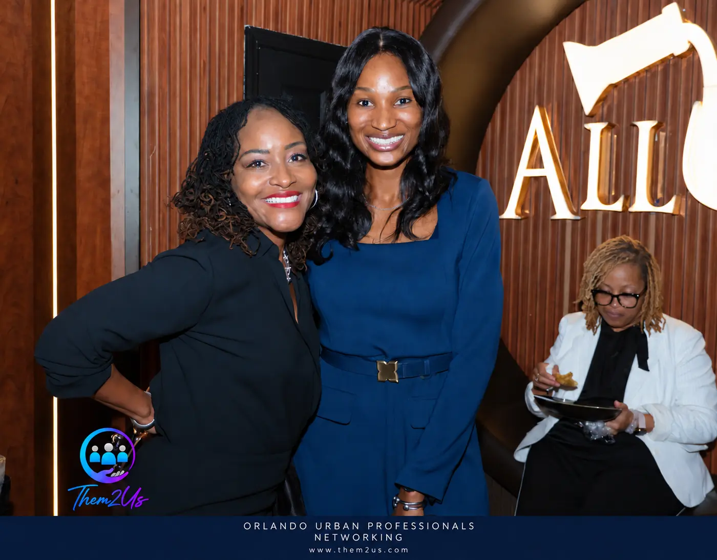 Guests at Allure Lounge, Them2Us Urban Professionals Networking, Orlando, October 8, 2026