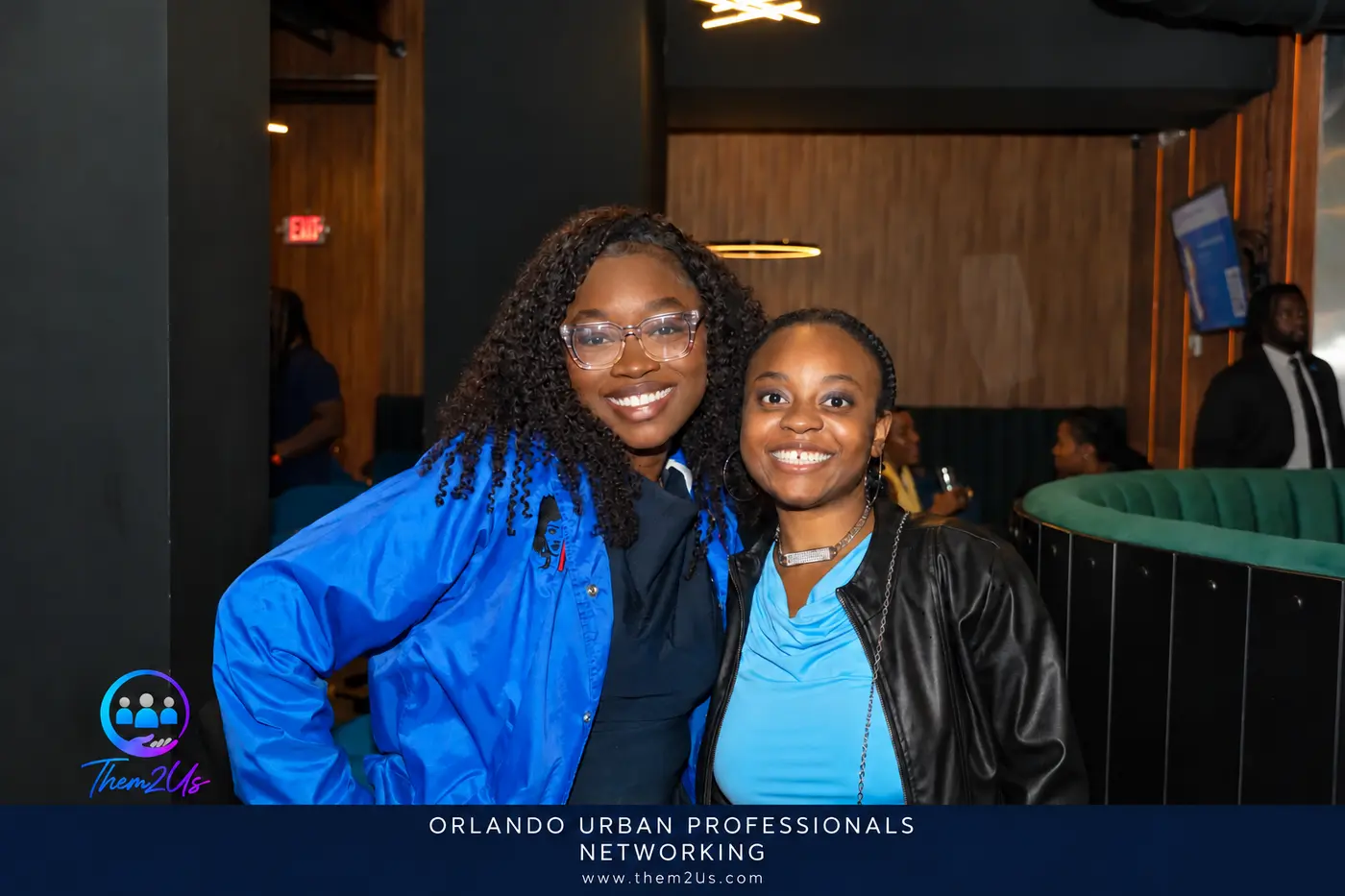 Friends at the Orlando event, Them2Us Urban Professionals Networking, Orlando, October 8, 2026