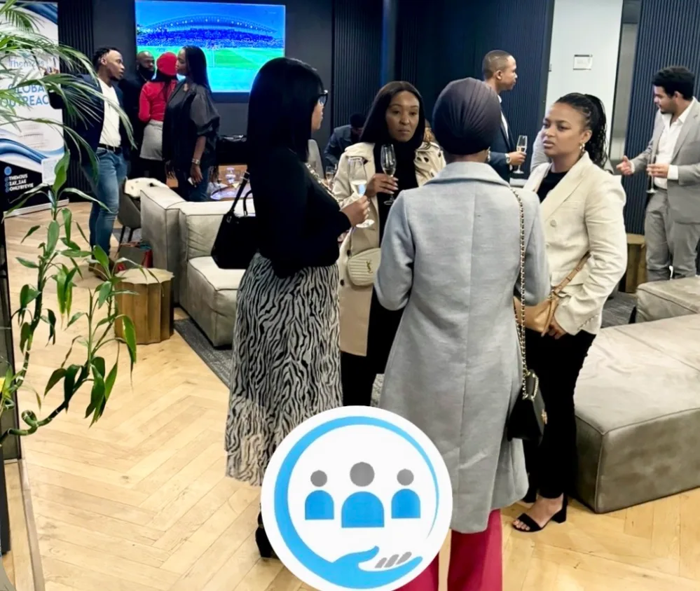 South African professionals and the Them2Us delegation connecting in Cape Town, April 2024