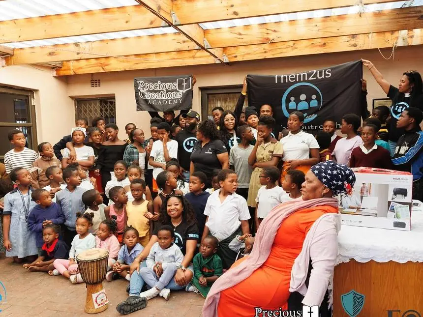 Them2Us South Africa mission delivering essentials